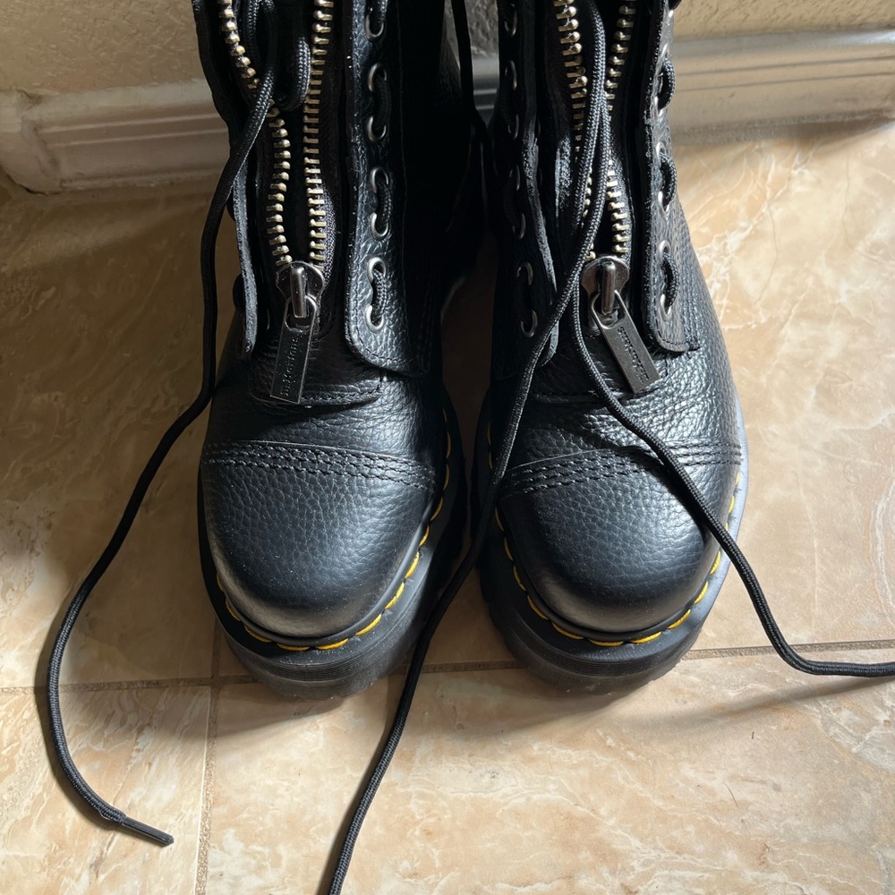 Dr Martins Black Boots - Picture 2 of 7